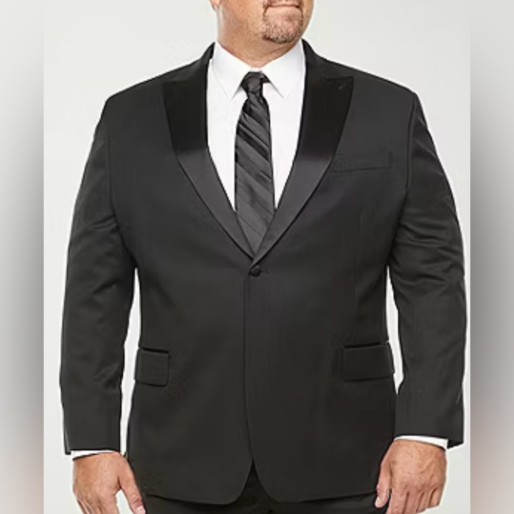 NWT Stafford Men’s Big & Tall Coolmax Classic Fit Tuxedo Jacket